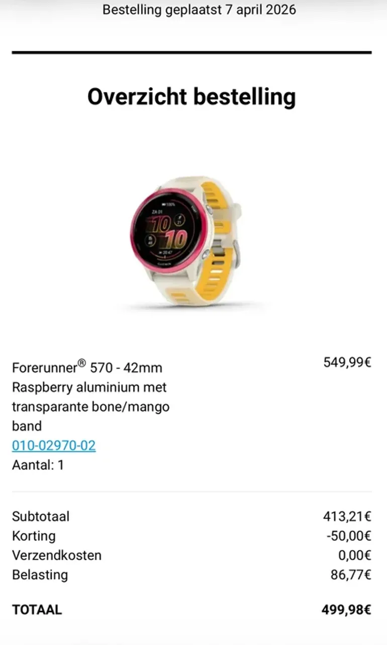 Garmin Forerunner 570 bike d'occasion — image 6 sur 6