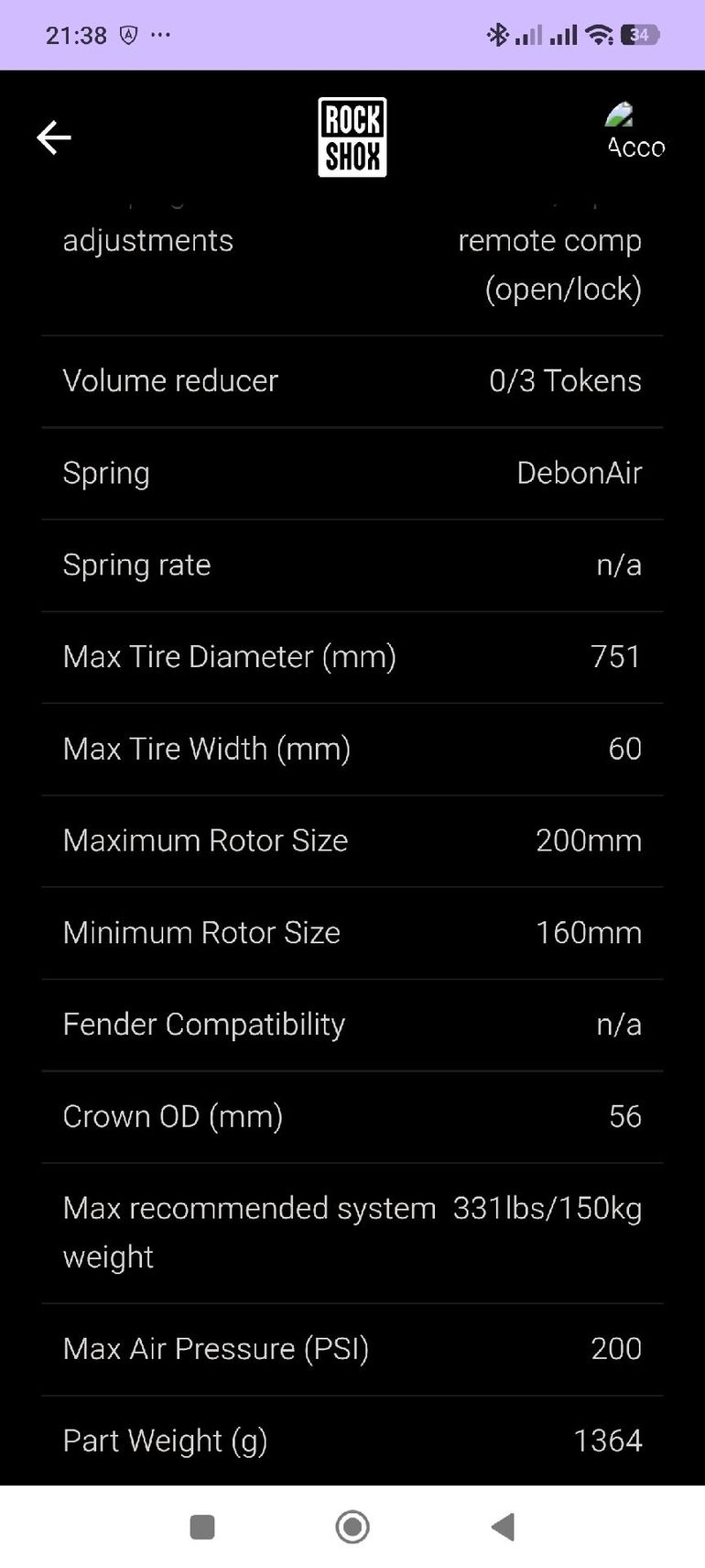 Rock Shox SID ULTIMATE SL 2024 bike de segunda mano — imagen 9 de 9