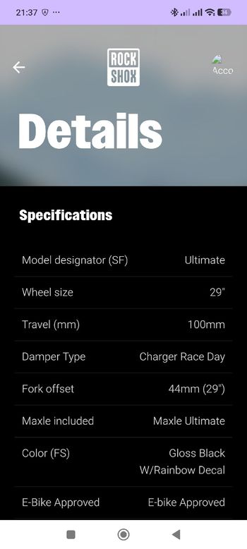 Rock Shox SID ULTIMATE SL 2024 bike de segunda mano — imagen 7 de 9