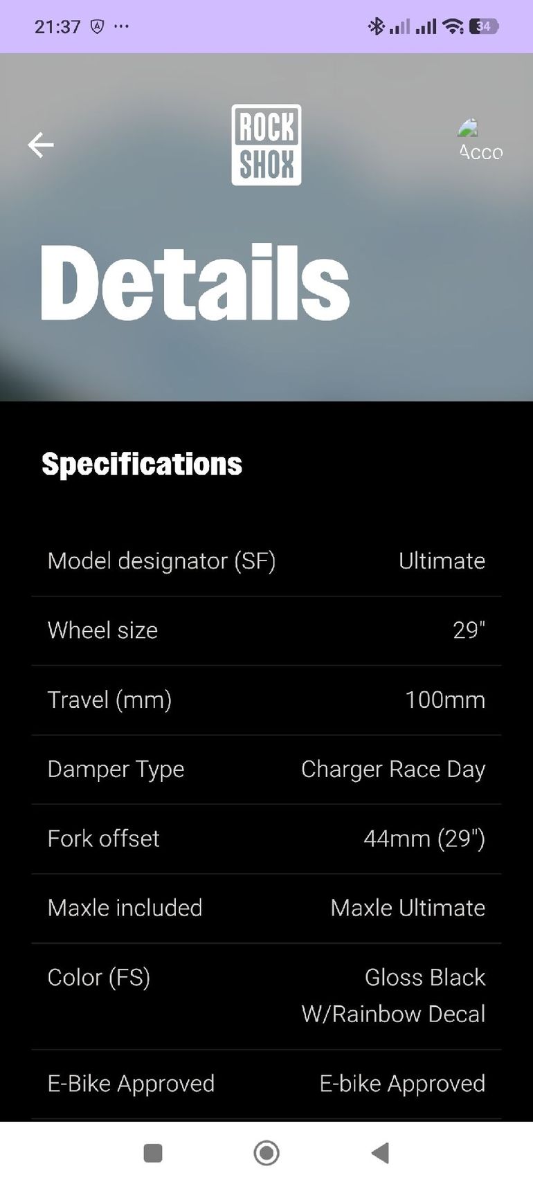 Rock Shox SID ULTIMATE SL 2024 bike de segunda mano — imagen 7 de 9
