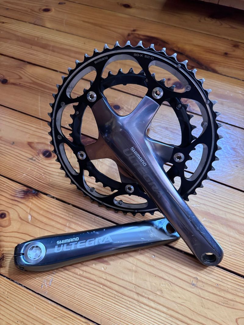 Tweedehands Shimano FC-6604 Drivetrain & Pedals