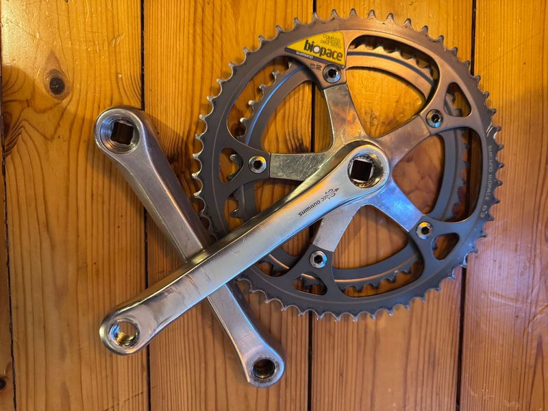 Used Shimano FC-S150 1990 Drivetrain & Pedals