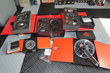 Used Sram Red D1 AXS HRD Quarq Power Meter Groupset