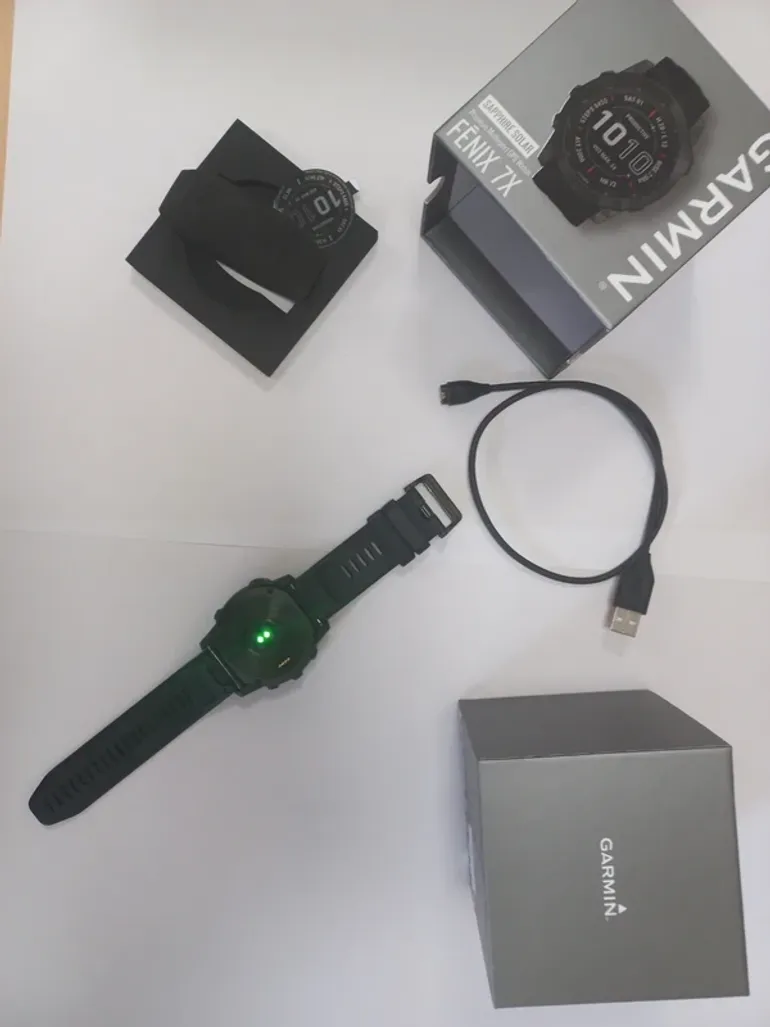 Used Garmin Fenix 7X Solar Zaffiro bike — image 5 of 5