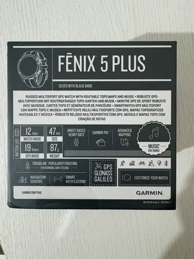 Used Garmin Fenix 5 Plus bike — image 5 of 6