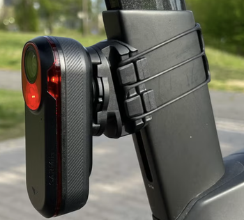 Used Garmin NEW Varia RCT715, Rearview Radar w Camera & Tail Light, Built-in Camera bike