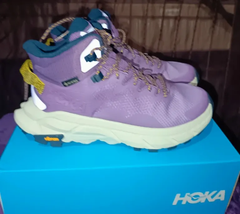 Gebrauchtes Hoka Gore-Tex Vibram Trail Running Shoes bike — Bild 2 von 9