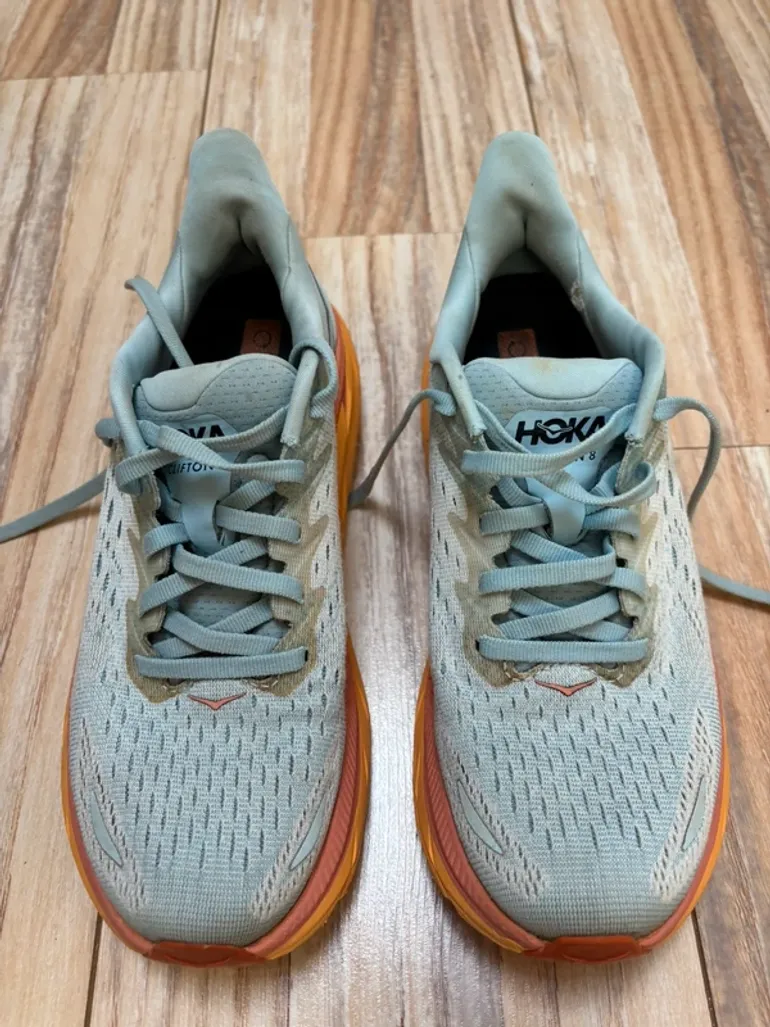Used Orange Hoka Clifton 8 bike — image 2 of 7