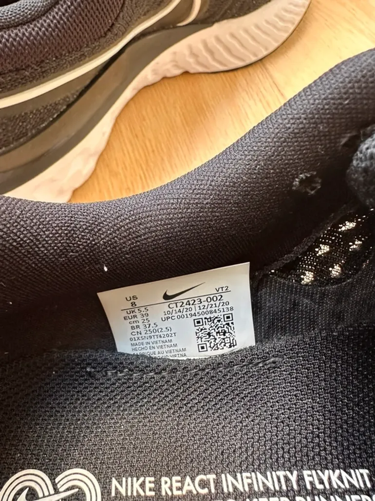 Gebrauchtes Nike React Infinity Flyknit bike — Bild 10 von 10