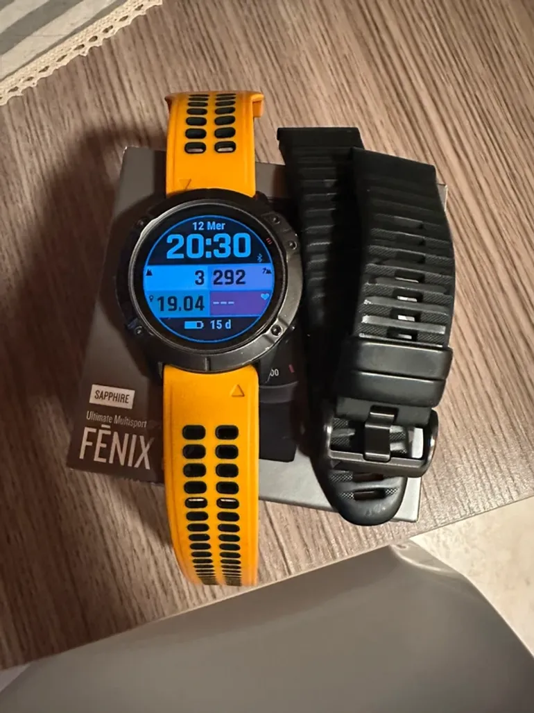 Used Garmin Fenix 6x Sapphire bike — image 5 of 5