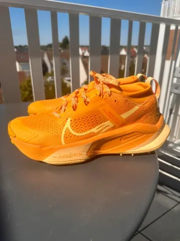 Used Orange Zoom X Zegama Running Shoes