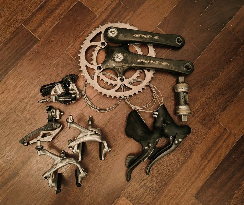 Used Campagnolo Record Titanium 10v Groupset