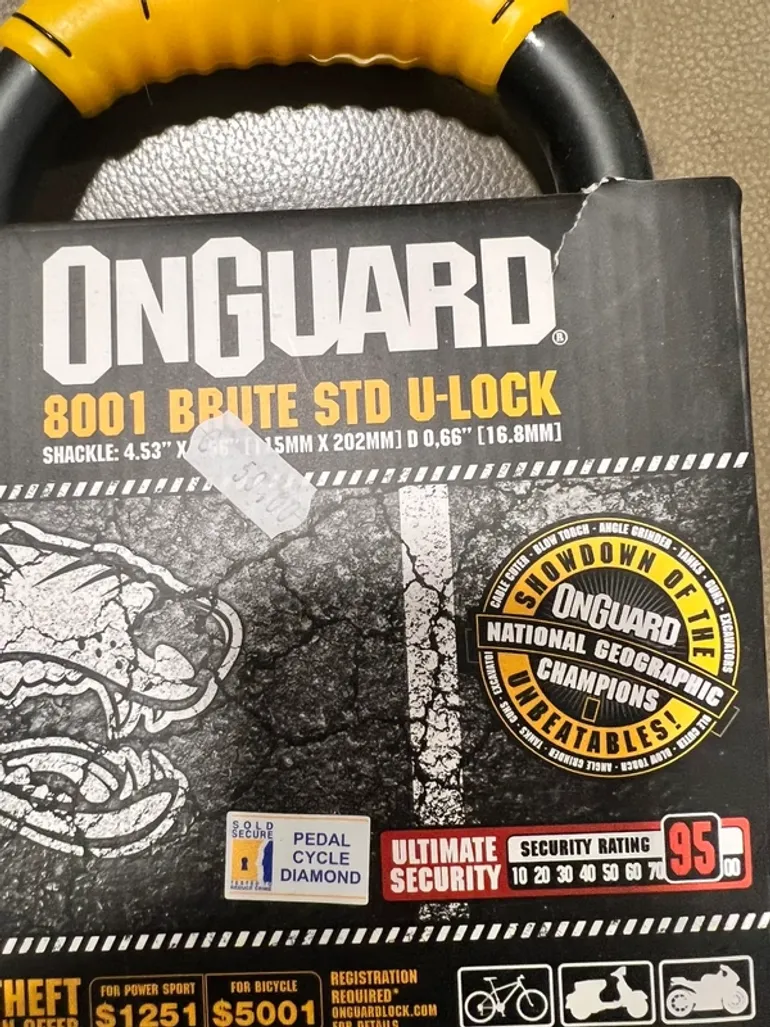 Używany OnGuard Lucchetto bike — zdjęcie 2 z 3