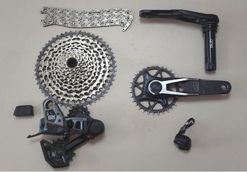 Used Sram GX 12v AXS with Quarq Power Meter 2025 bike