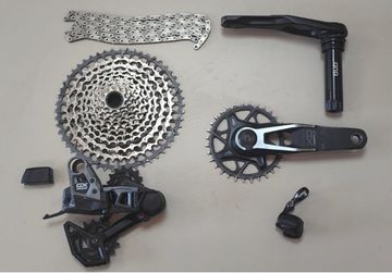 Gebrauchtes Sram GX 12v AXS with Quarq Power Meter 2025 Groupset