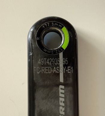 Used Sram Red E1 Crank - wide 2026 bike — image 4 of 9