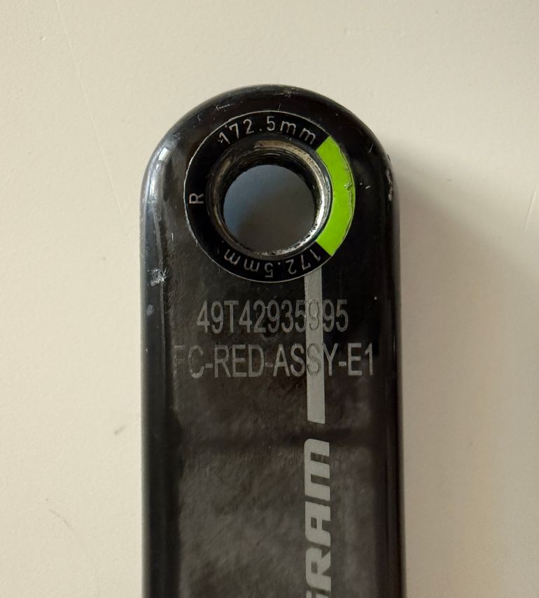 Used Sram Red E1 Crank - wide 2026 bike — image 4 of 9