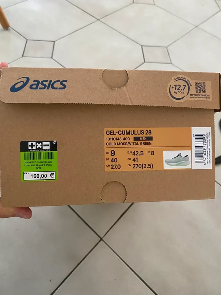 Asics Running Shoes bike usato — immagine 10 di 11