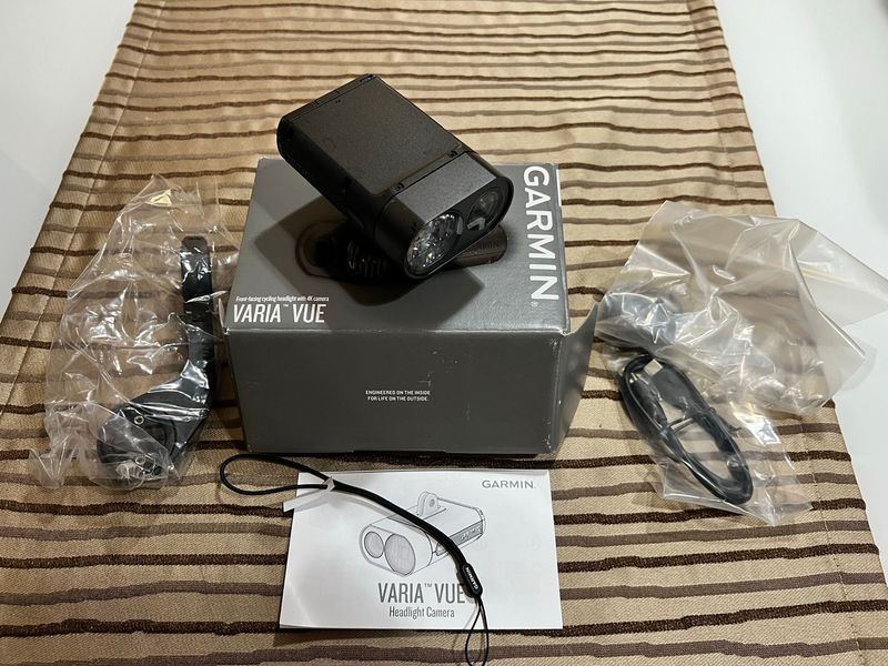Used Garmin Varia Vue Headlight Camera Cycling Accessories