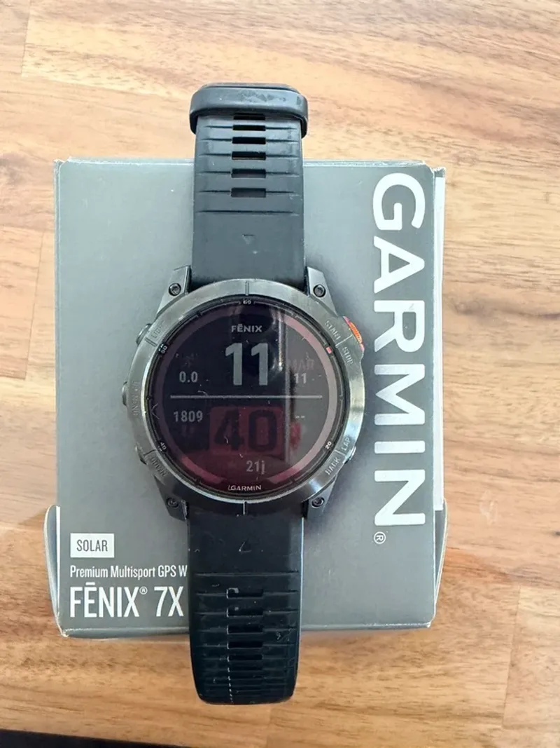 Used Garmin Fenix 7X Pro Solar 2022 Electronics