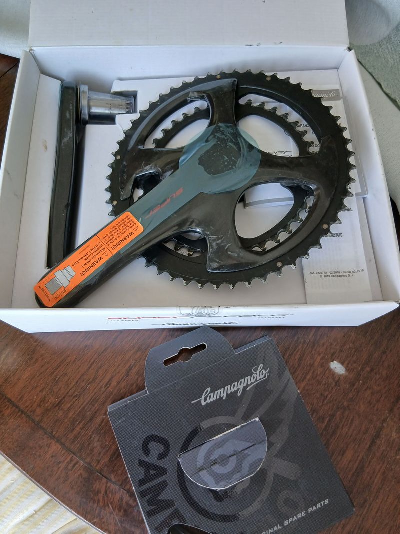 Używany Campagnolo Super Record 12 Crankset Drivetrain & Pedals