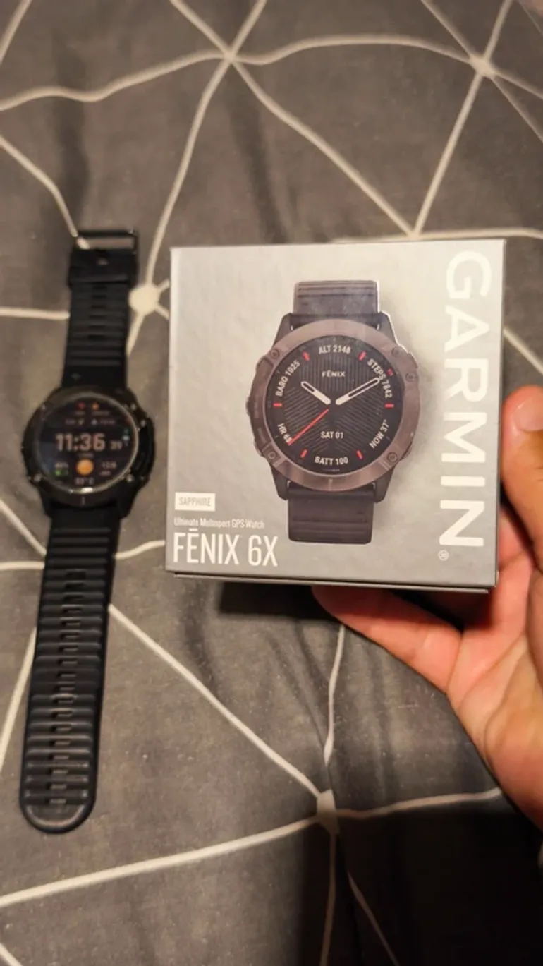 Garmin Fenix 6X Sapphire bike usato — immagine 4 di 8