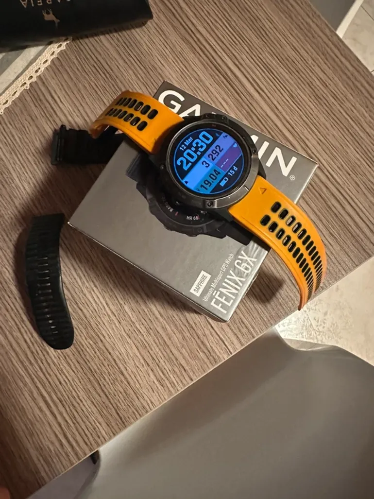 Gebrauchtes Garmin Fenix 6x sapphire bike — Bild 2 von 5