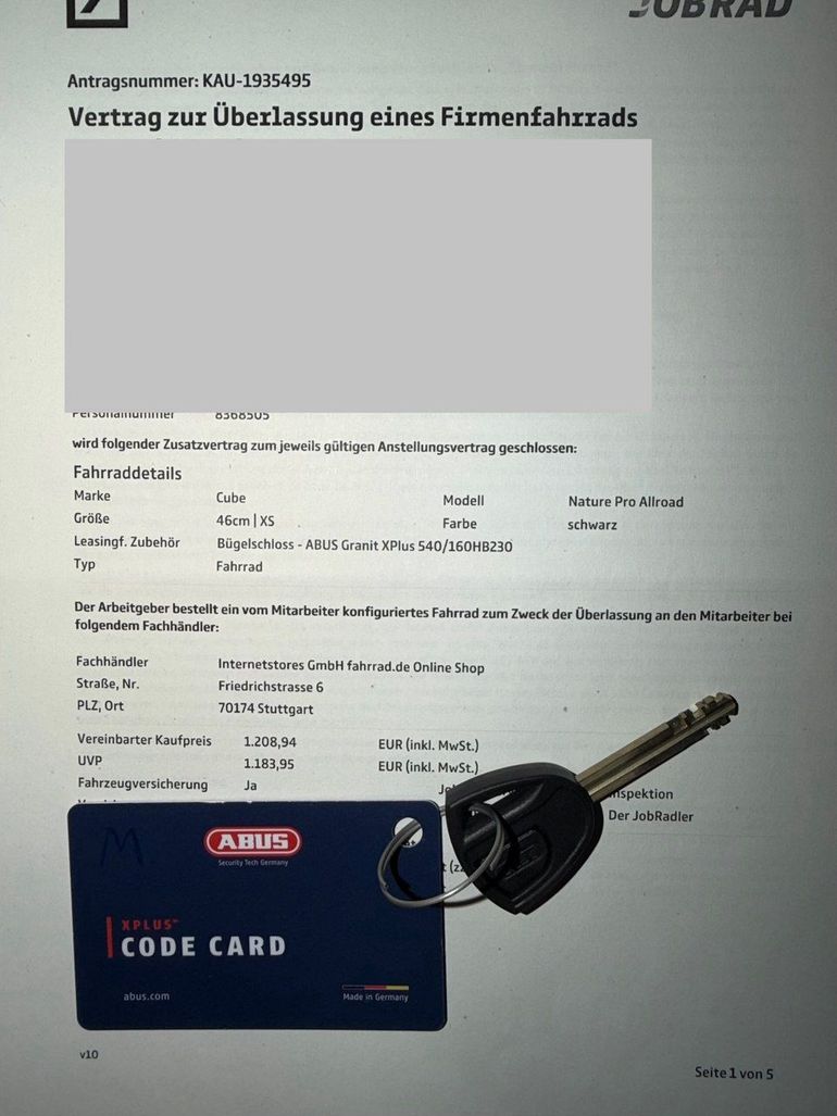 ABUS Granit X-Plus 540/160HB230 bike de segunda mano — imagen 2 de 5
