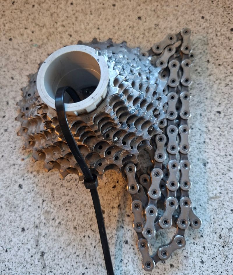 Tweedehands Shimano Dura-Ace CS-9000 Cassette Drivetrain & Pedals