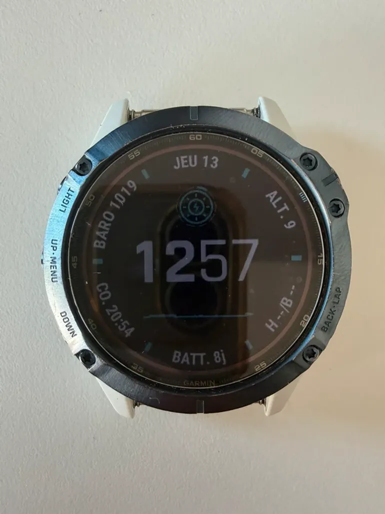 Used Garmin Fenix 6 Pro Solar Titanium bike — image 2 of 12