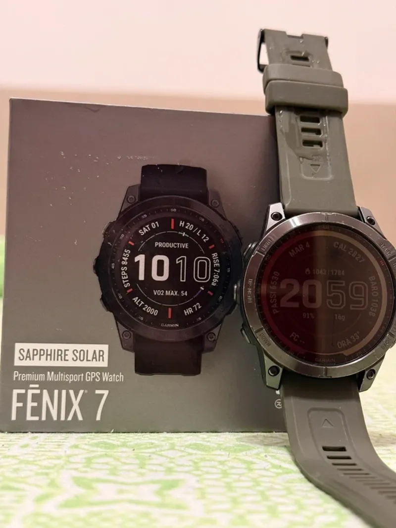 Brugt Garmin Fenix 7 Sapphire Solar Electronics