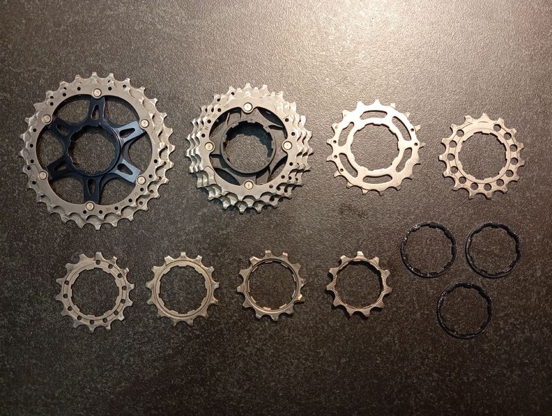Used Shimano Dura Ace CS-R9100 11v Drivetrain & Pedals