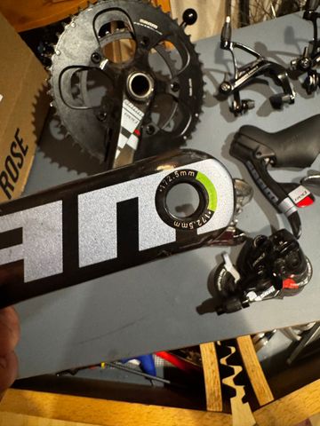 Gebrauchtes Sram Red 2x10 Rimbrake 2012 Drivetrain & Pedals
