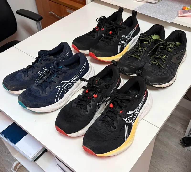 Used Decathlon Lotto di 4 paia di scarpe sportive da running e fitness Running Shoes