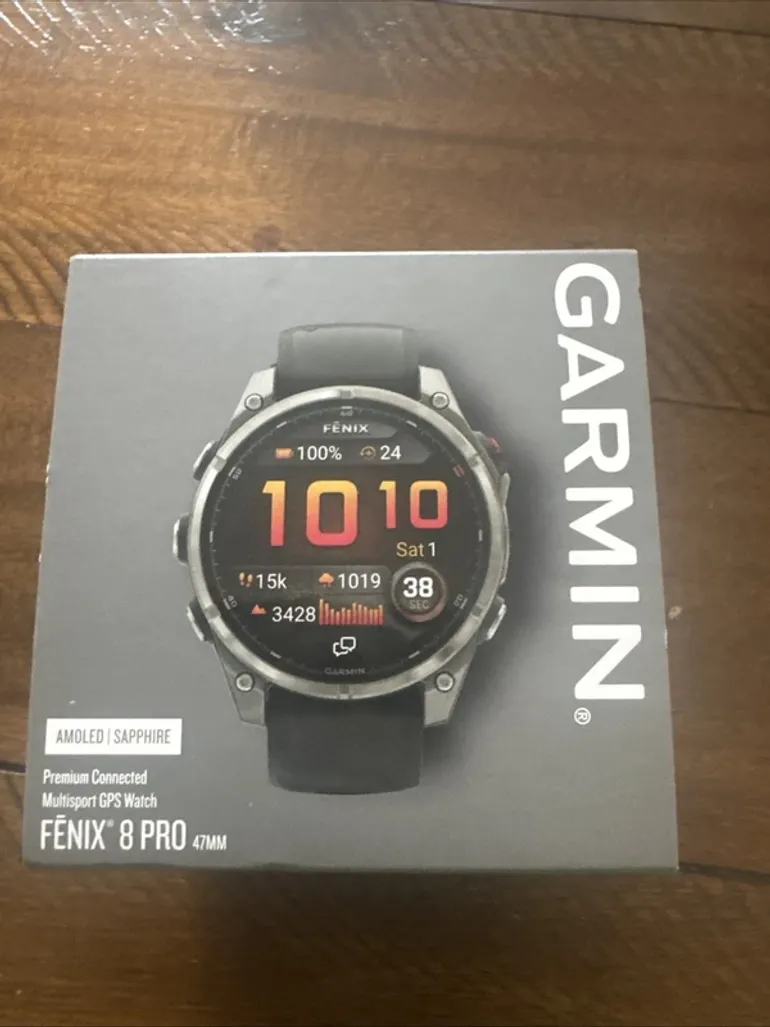 Used Garmin Fenix 8 Pro 47mm bike — image 2 of 2