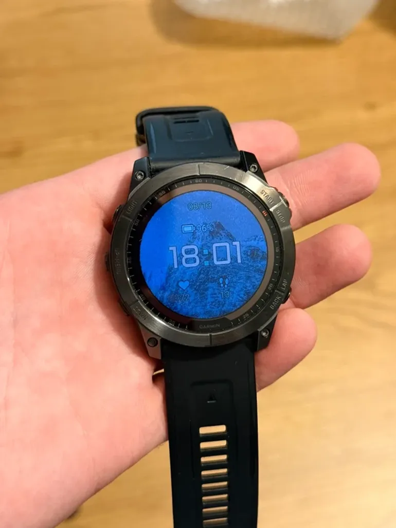 Used Garmin Fenix 7X Solar bike — image 4 of 9