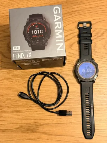 Used Garmin Fenix 7X Solar Electronics