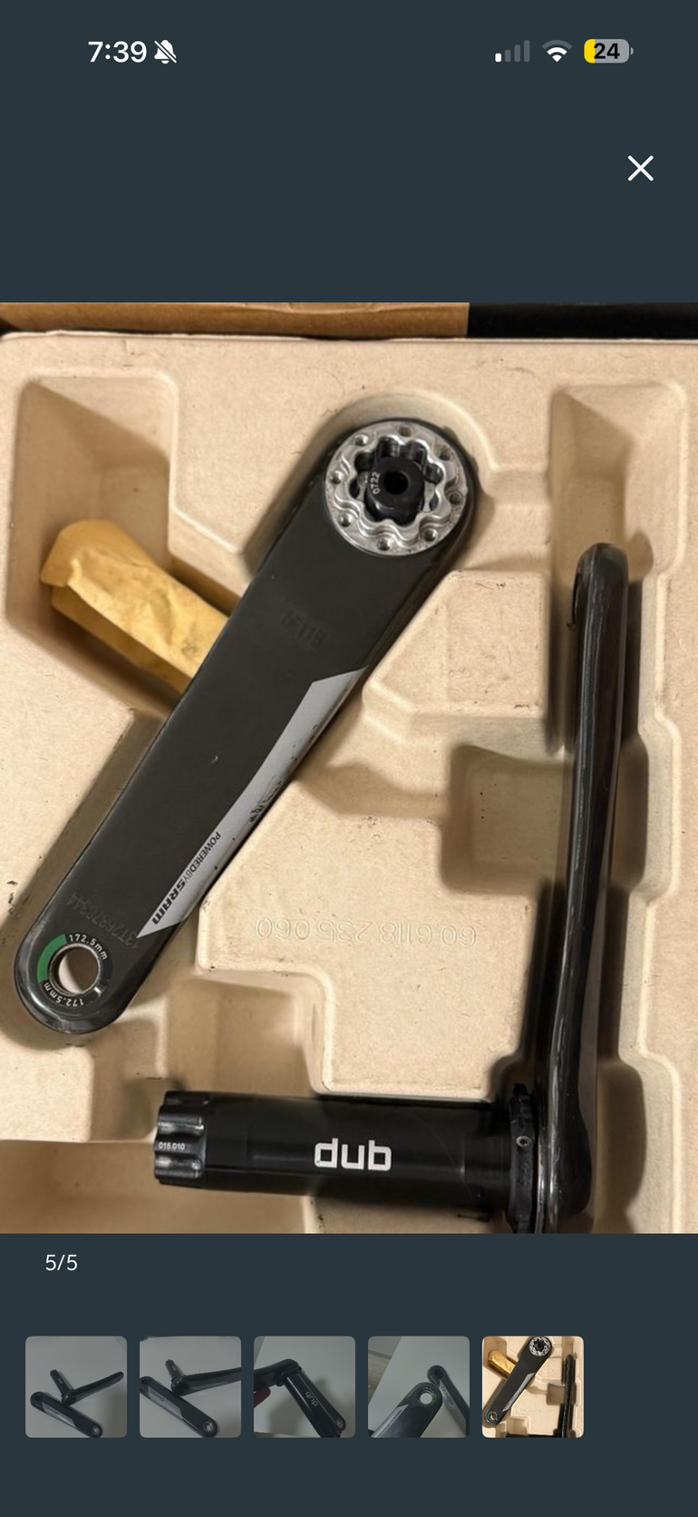 Quarq Powermeter 2024 bike usato — immagine 4 di 5