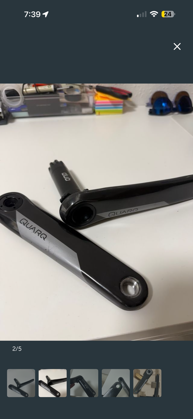 Quarq Powermeter 2024 bike usato — immagine 2 di 5