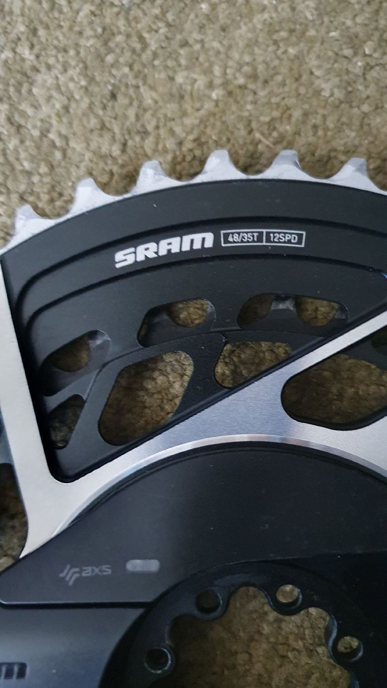 Brugt Sram RED AXS E1 Power Meter Chainrings 2026 bike — billede 2 af 3