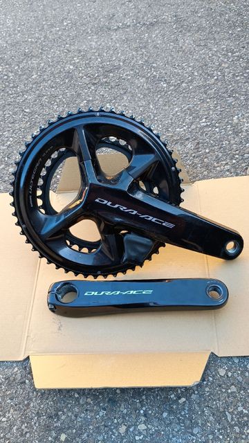 Tweedehands Shimano Dura Ace 4iiii Crankset 2024 Drivetrain & Pedals