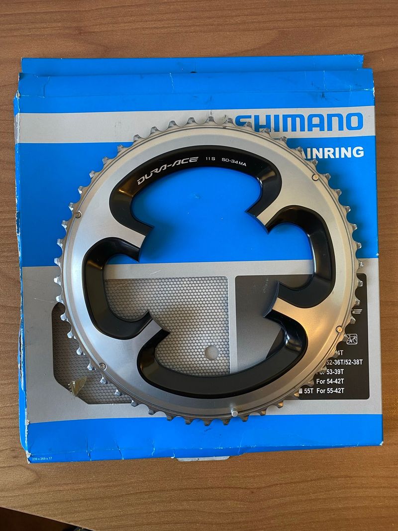 Shimano Dura Ace 9000 Chainring Drivetrain & Pedals d'occasion