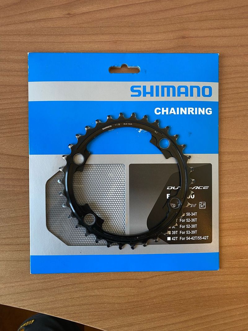 Shimano Dura-Ace 9000 Chainring Drivetrain & Pedals d'occasion