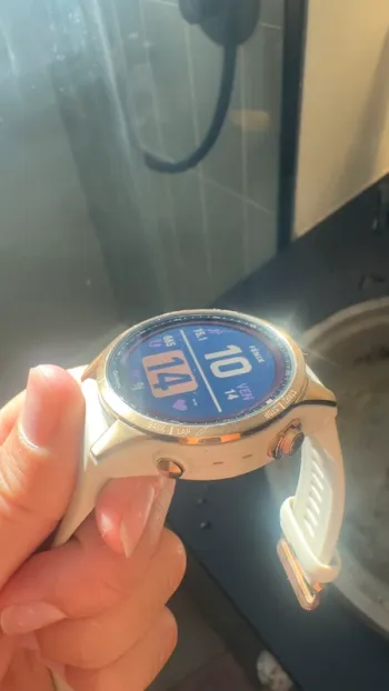 Used Garmin Fenix 7s Pro Sapphire Solar bike — image 3 of 4