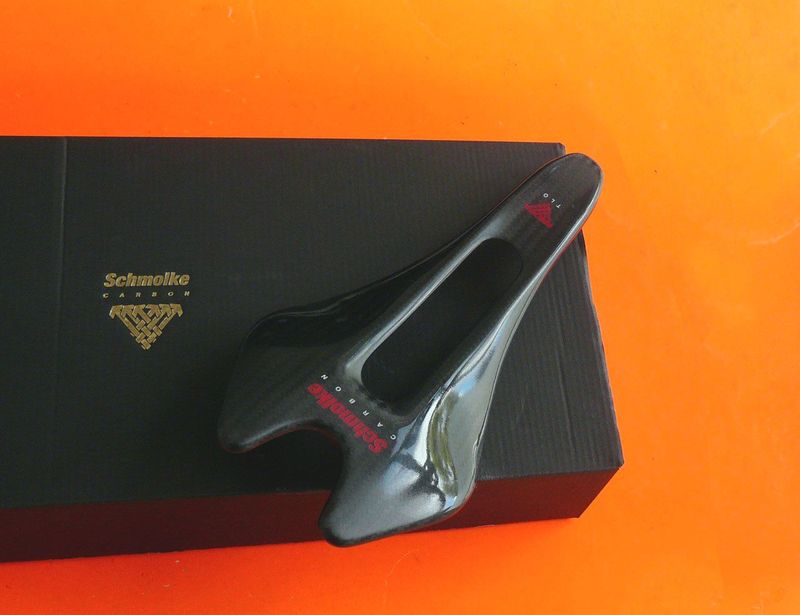Used Schmolke Carbon TLO lightweight SATTEL saddle selle VK 550, - nur 56(!)g Saddles & Seatposts