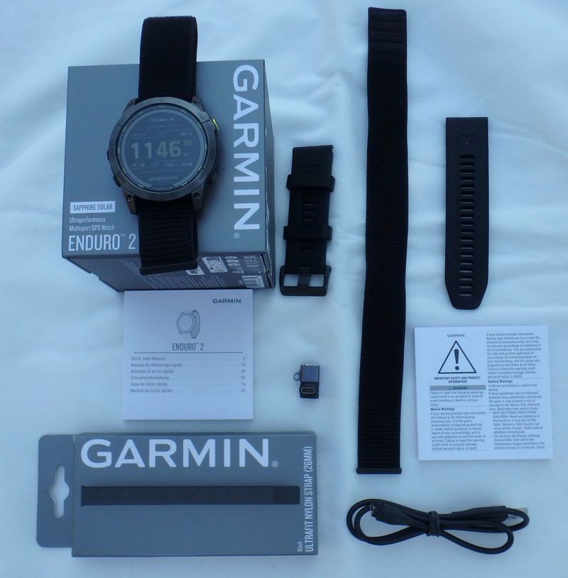 Used Garmin Enduro 2 Sapphire Solar Titane 2024 Electronics
