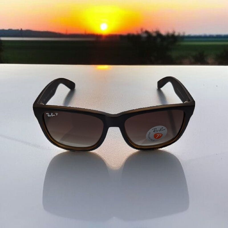 Used ray-ban Justin RB4165 865/T5 Havana Polarizzati Cycling Accessories