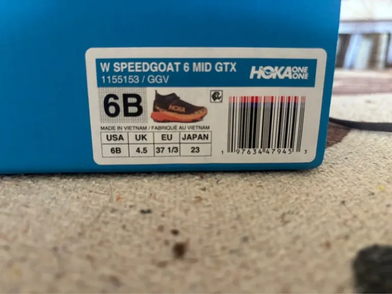 Used Scarpa Hoka Trekking Ultra Trail Shoes bike — image 6 of 8