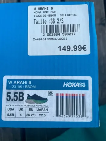 Used Hoka Running Shoes 36 2/3 bike — image 4 of 4