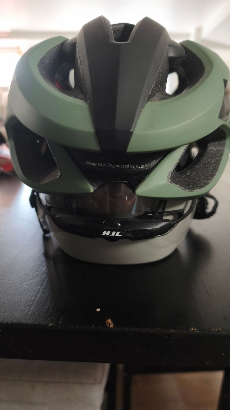Brugt Hjc VALECO 2 Road Helmet bike — billede 3 af 4